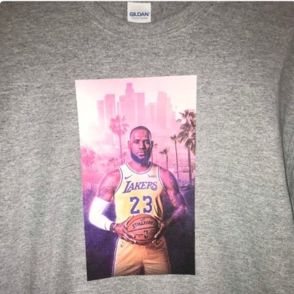 Lebron James LA Graphic T-Shirt - Picture 1 of 1